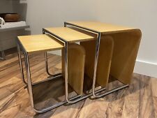 Bauhaus Thonet Inspired Bentwood Nesting Tables MCM Rare 