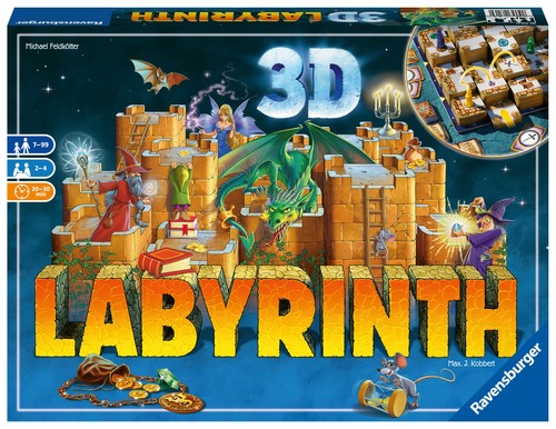 Ravensburger labyrinth - ravensburger, 3d