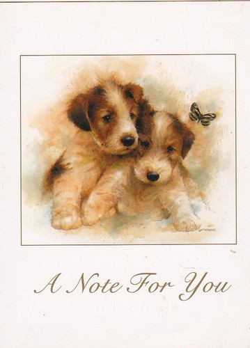 Fox terrier puppies art - fox,