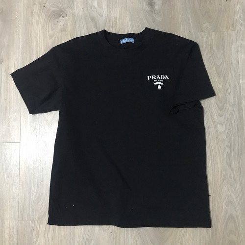 Black tshirt prada - prada, white