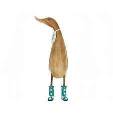 DCUK Blue Floral Boots Ducklet