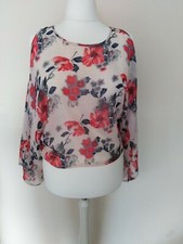 Tokyo Doll Red & Cream Floral