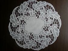 Fancy new round lace Table Mat /Doily/Napkin White Ø 35cm (14") elegant gift