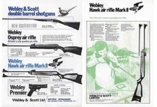 Webley & Scott c1985 Gun and