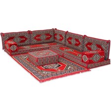 Red Arabic MAJLIS sofa set l