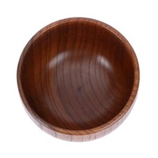 Wooden round bowl natural wood - round,