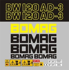 Bomag BW120AD-3 Roller Decal