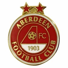 New Aberdeen FC Football Crest Enamel Pin Badge, Aberdeen FC Souvenir Pin Badge
