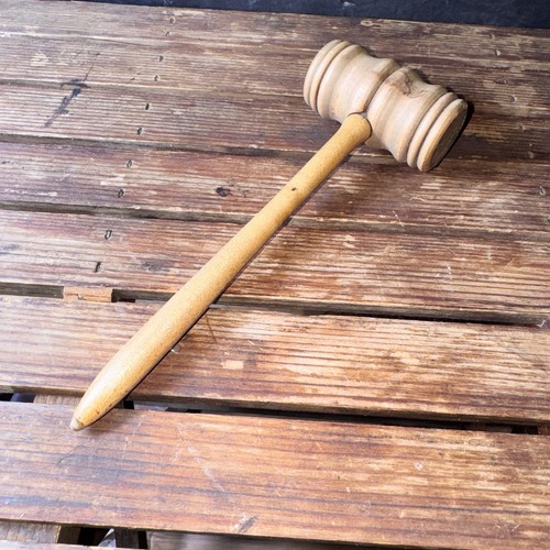 Vintage wooden gavel judge - vintage,