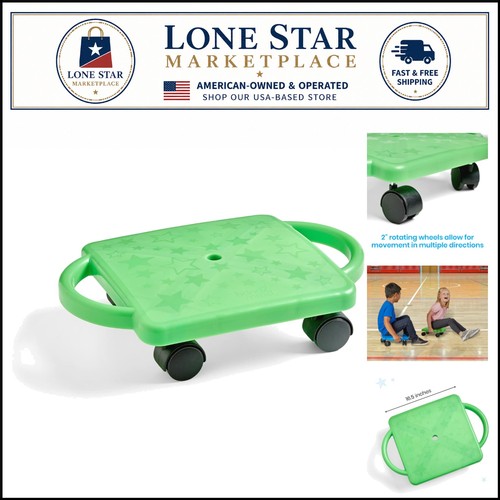 Ergonomic green scooter board - scooter,
