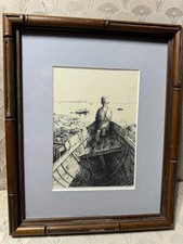 Vintage "Boy In Front Of Row