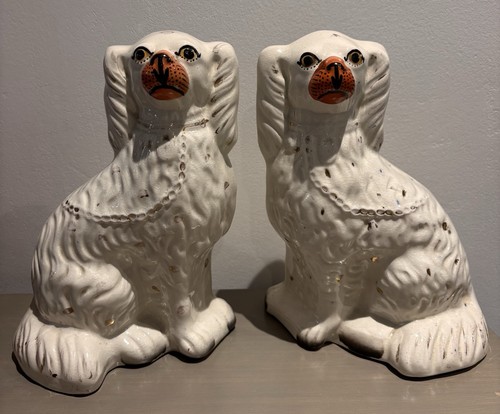 Pair antique staffordshire - antique,