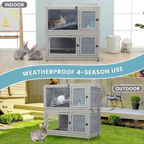 Indoor outdoor hutch bunny - indoor/outdoor,