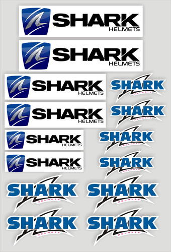 Shark helmet vinyl - shark,