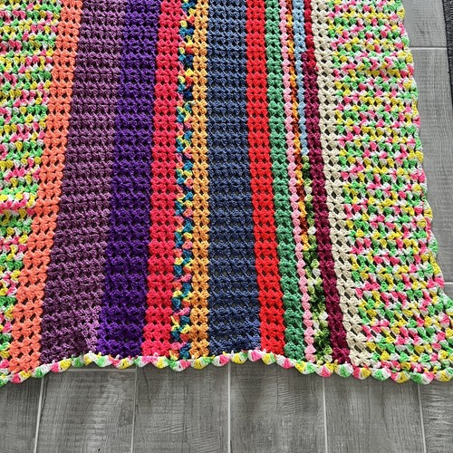 Handmade afghan crochet lap - afghan,