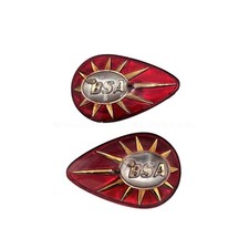 PAIR BSA TEAR DROP FUEL TANK
