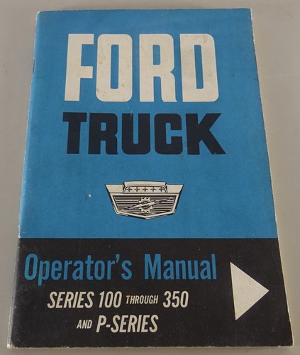 Owner manual ford - pick, /