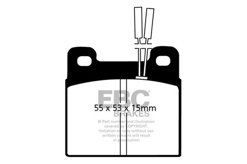 Ebc ultimax rear brake pads - ebc,