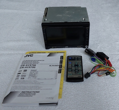 Jvc avx706 car radio - jvc, stereo