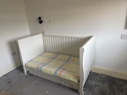 Used baby cot bed 120cm - baby, by