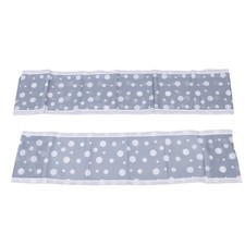 Crib Liner Dots Pattern Anti Falling Baby Crib Bumper Mesh For Full Size Cribs