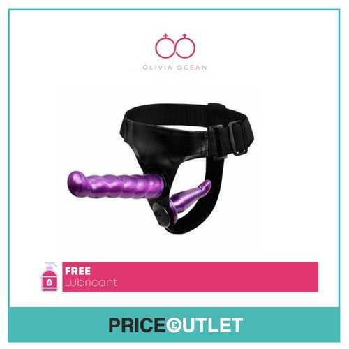 Strap dildo double ended - on,