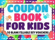 Coupon Book for Kids: 50 Blank
