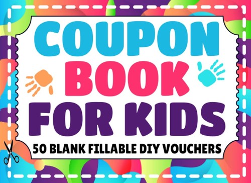 Coupon book for kids blank - coupon,