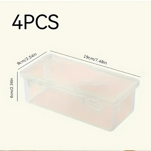 4pc transparent storage - 4pc,