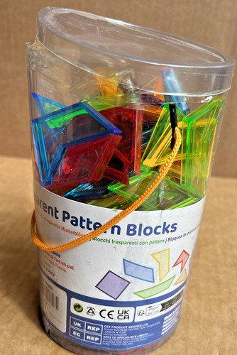 Pattern blocks 126pc - pattern,