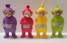 4x Teletubbies Plastic Figures
