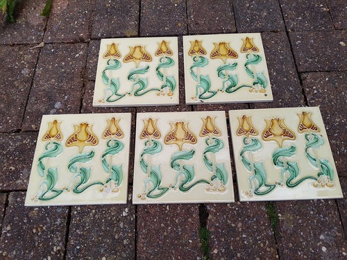 Set antique art nouveau - set,
