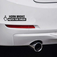 Car Bumper Sticker Novelty Funny Window Sticker Vinyl Decal - Choose Your Colour