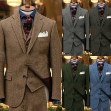 Vintage Tweed Men's Suit 3Pc