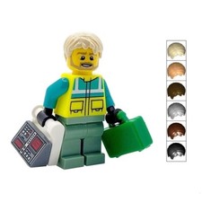 Genuine LEGO® Male Paramedic Gift Ambulance Hospital Minifigure Fathers Day B
