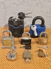 Vintage Padlocks Job Lot x8 ~