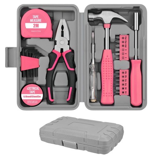 24x pink tool kit for - pink, women