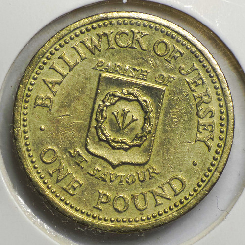1984 pound coin - £1, "parish