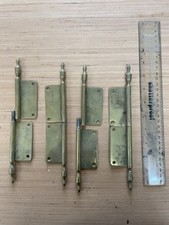 4 French Solid Brass Lift Off Hinges