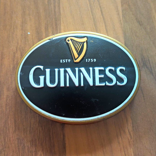 Guinness oval beer pump badge - guinness,