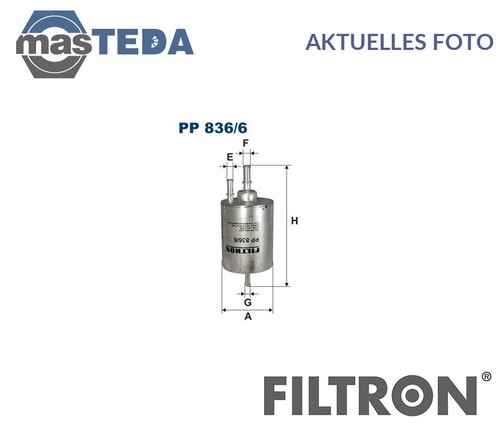 836 fuel filter filtron - pp,