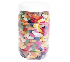 Large plastic sweet jars - large,