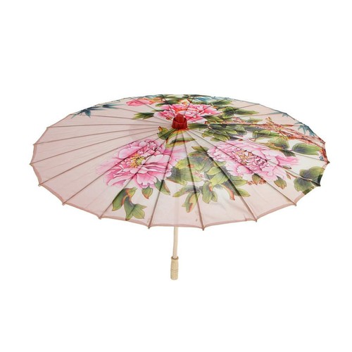 Vintage chinese umbrella silk - vintage,