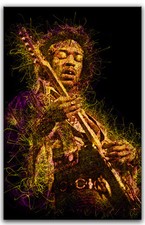 Jimi Hendrix Poster or Canvas