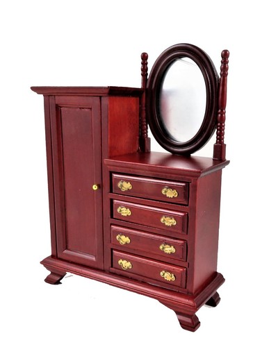 Dolls house mahogany - dolls,