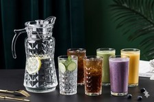 7 PCS Glassware Set Crystal