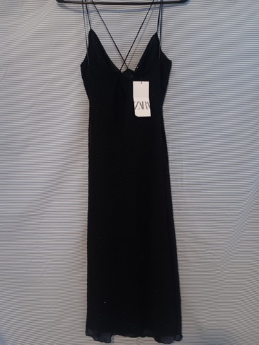 Zara elegant mid - mid-slip, gown