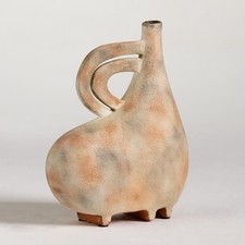 Zalika Vase Brown Stone Effect