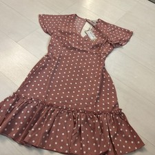 Coast Dusky Pink Mauve Spotty