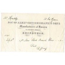 1843 Billhead, Alexander